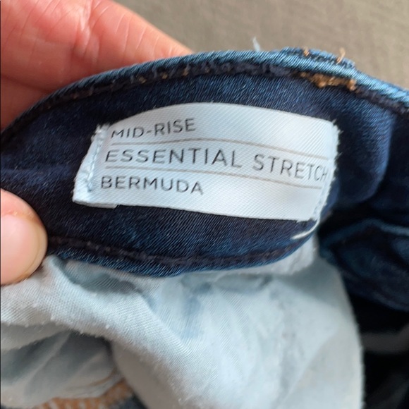 Lane Bryant Dark Denim Bermuda Shorts - Picture 4 of 4